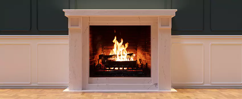 Open Flame Wood-Burning Fireplace Installation Services in Glenview, Illinois