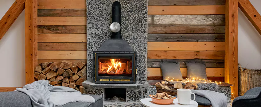 Thelin Hearth Products Direct Vent Gas Stove Fireplace Inspection in Glenview, Illinois