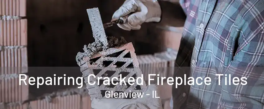 Repairing Cracked Fireplace Tiles Glenview - IL